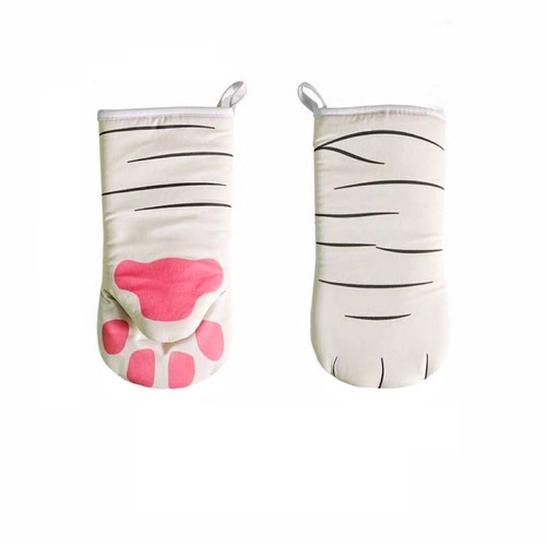 Cat paws oven mitts - paws,