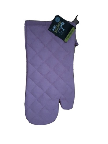 Single pink oven glove - pink,