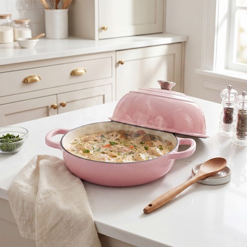 Cast iron enamelled dutch oven - dutch,