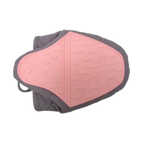 Silicone oven mitt fish - oven,