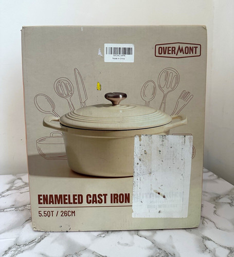 Overmont 26cm 5qt enamelled - overmont, 5.5qt