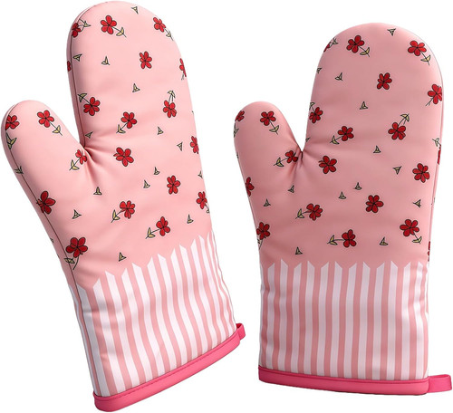 2pcs pink oven - pink,
