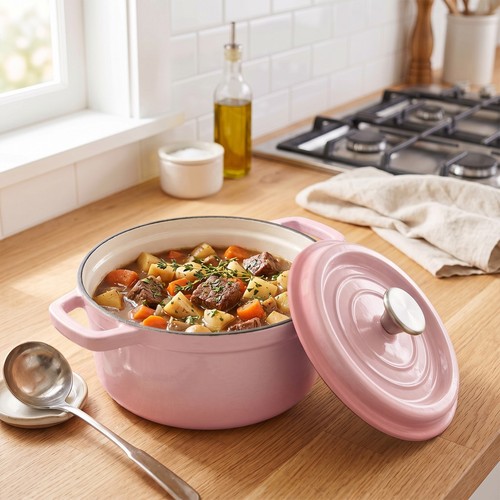Cast iron enameled dutch - 1-6l,